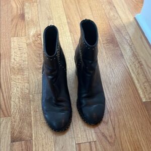 Black Studded Ankle Boots